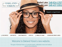 Tablet Screenshot of oaklandvision.com